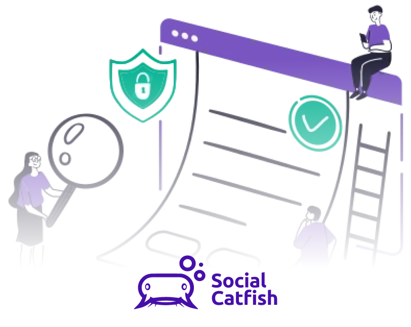 Social Catfish Search Illustration